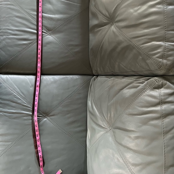 Vintage BROWN Genuine LEATHER OIL TANNED COWHIDE Belt With SOLID BRASS BELT 38 - Picture 7 of 9